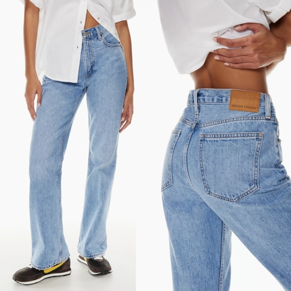 Aritzia Denim - Denim Forum | The Marianne Mid Rise Loose Flare 32L